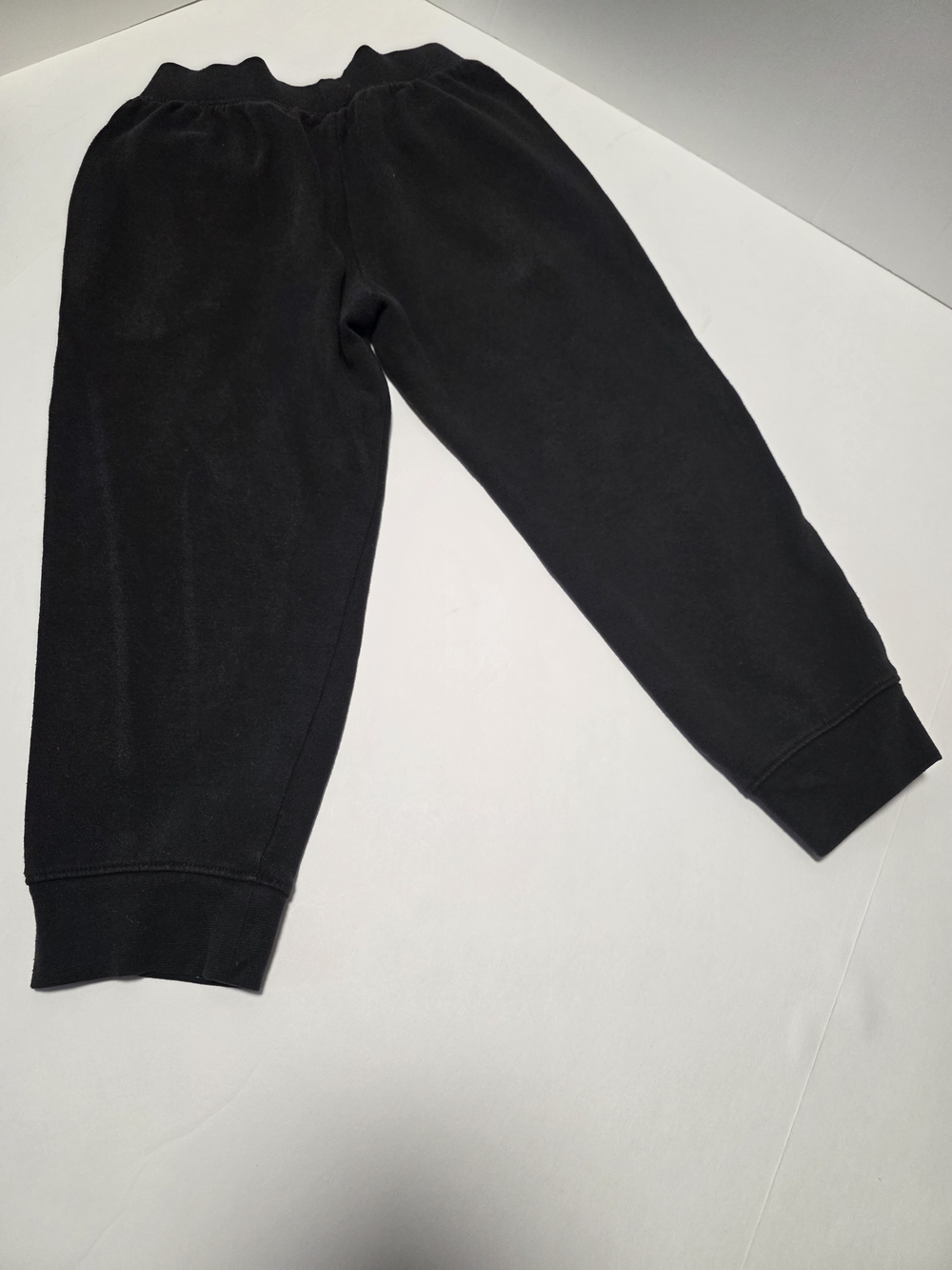 Boys' Size 6-7 Classic Crewneck Sweatshirt and Jogger Set - Black & Olive - Picture 8 of 11